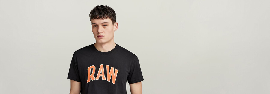 maglietta grafica puff raw