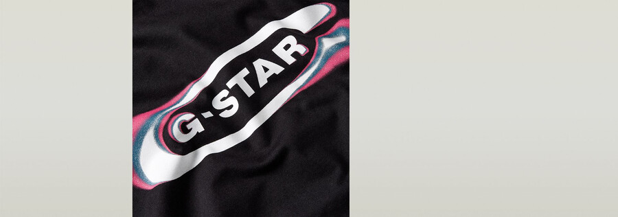 t-shirt squadrata con logo old skool sfumato