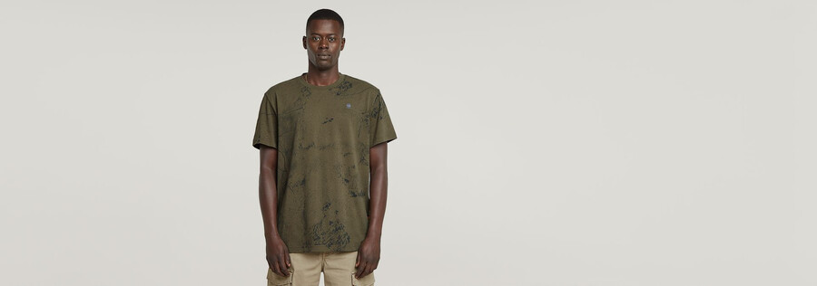 t-shirt lavata all-over