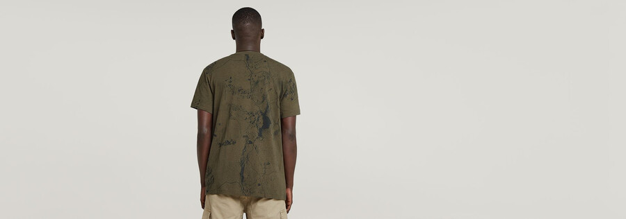 t-shirt lavata all-over