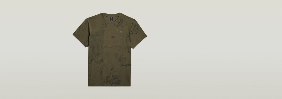 t-shirt lavata all-over