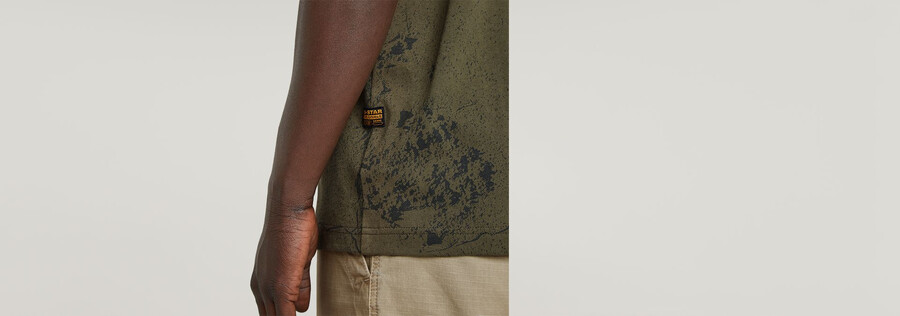 t-shirt lavata all-over