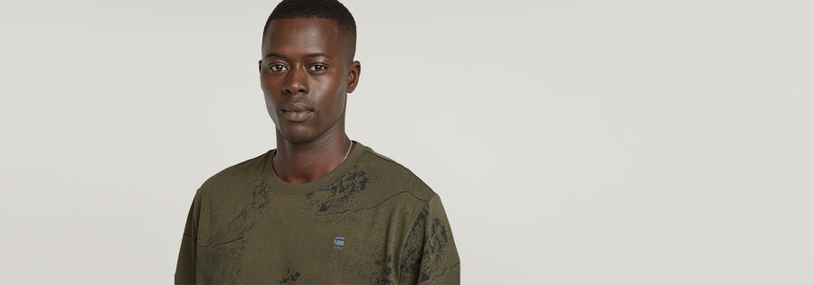 t-shirt lavata all-over