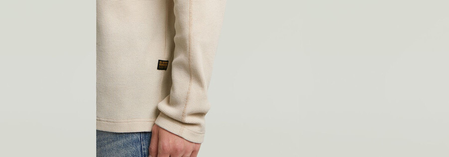 maglietta tweeter con mezza zip