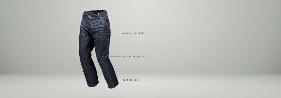 jeans affusolati rilassati kitoh
